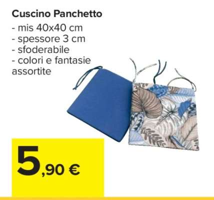 Cuscino Panchetto