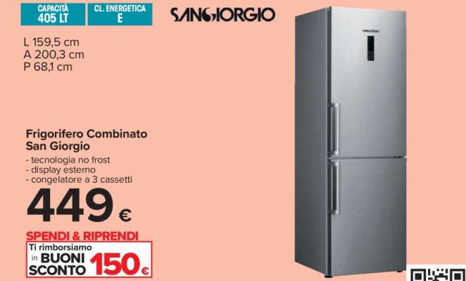 Frigorifero Combinato San Giorgio