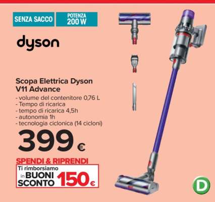 Scopa Elettrica Dyson V11 Advance