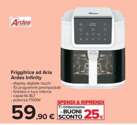FRIGGITRICE AD ARIA ARDES INFINITY