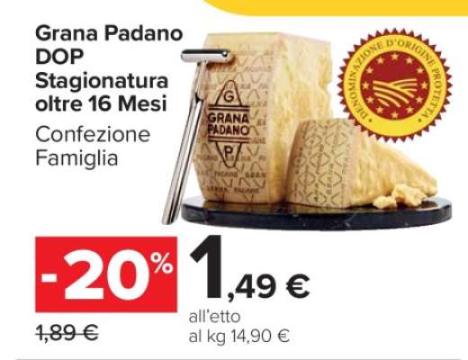 Grana Padano DOP Stagionatura oltre 16 Mesi
