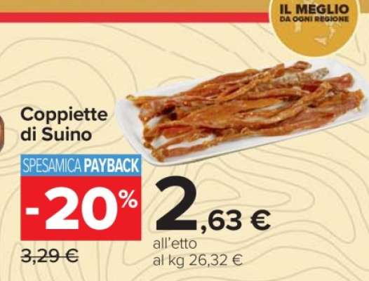 Coppiette di Suino