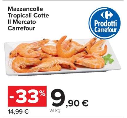 Mazzancolle Tropicali Cotte Il Mercato Carrefour