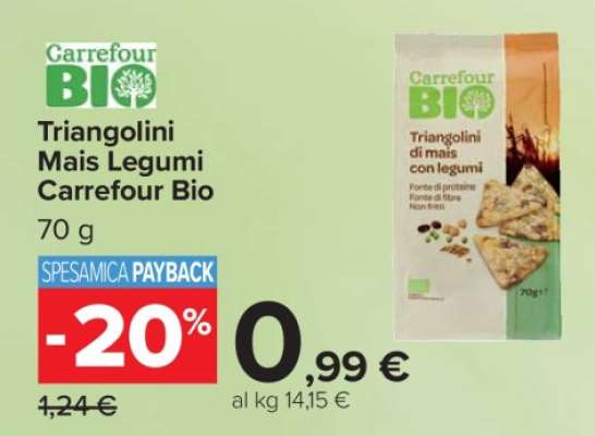 Triangolini Mais Legumi Carrefour Bio