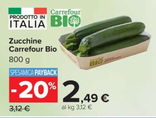 Zucchine Carrefour Bio