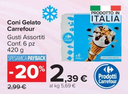 Coni Gelato Carrefour