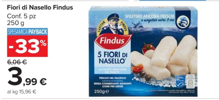 FIORI DI NASELLO FINDUS