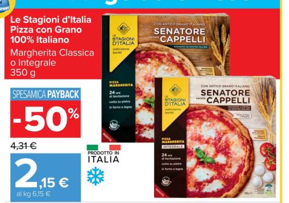 Le Stagioni d’Italia Pizza con Grano 100% Italiano