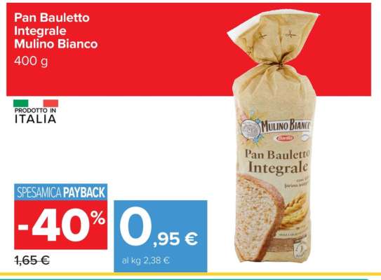 Pan Bauletto Integrale Mulino Bianco