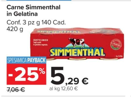 Carne Simmenthal in Gelatina
