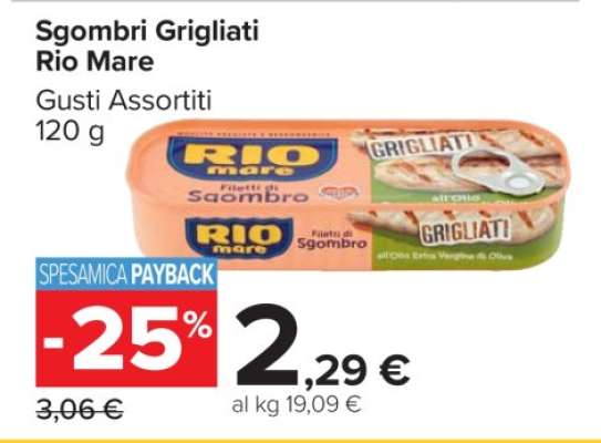 Sgombri Grigliati Rio Mare