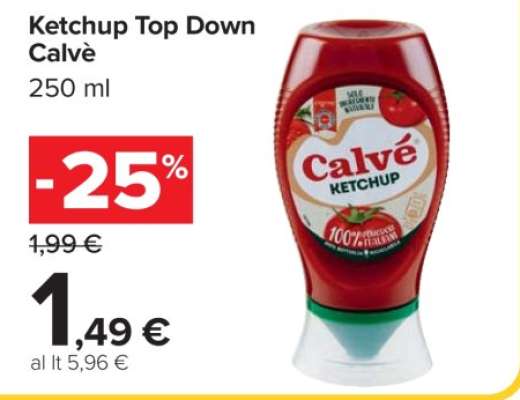 Ketchup Top Down Calvé