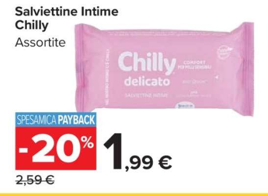Salviettine Intime Chilly