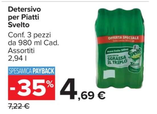 Detersivo per Piatti Svelto