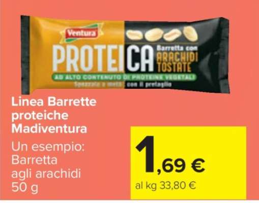 Linea Barrette proteiche Madiventura