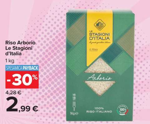 Riso Arborio Le Stagioni d’Italia