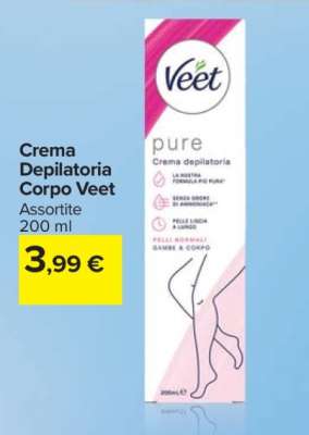 Crema Depilatoria Corpo Veet