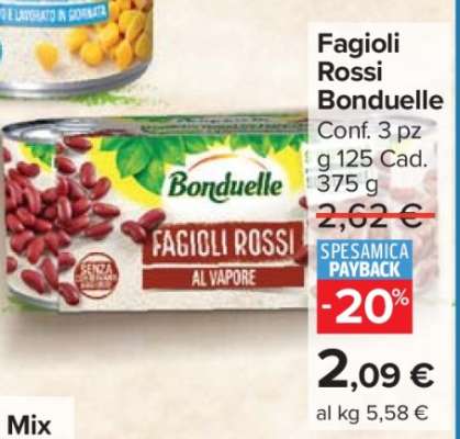 Fagioli Rossi Bonduelle
