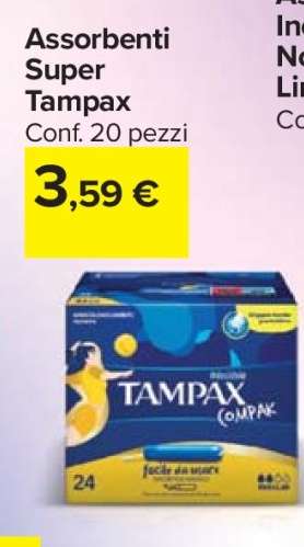 Assorbenti Super Tampax