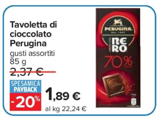 Tavoletta di cioccolato Perugina