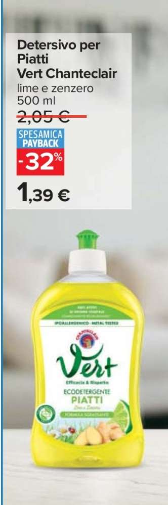 Detersivo per Piatti Vert Chanteclair