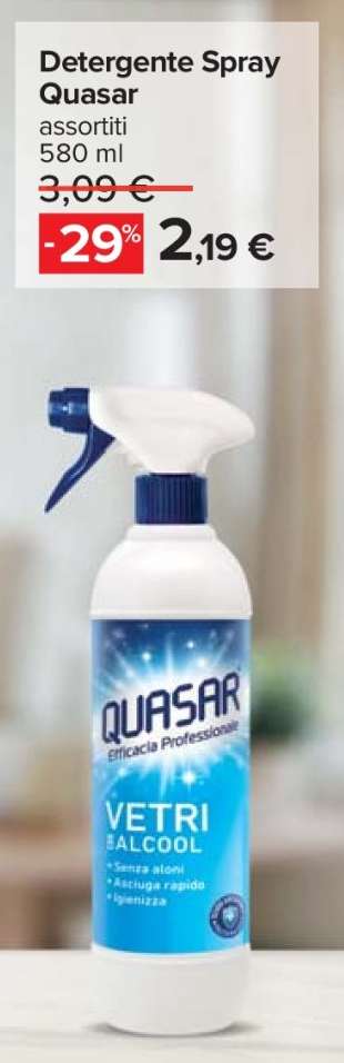 Detergente Spray Quasar