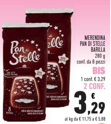 Merendina Pan di Stelle Barilla