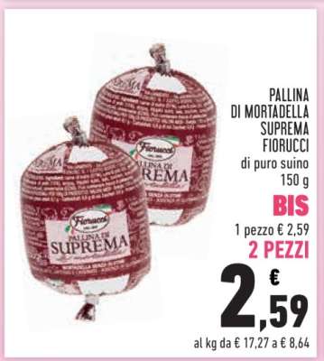 Pallina di Mortadella Suprema Fiorucci