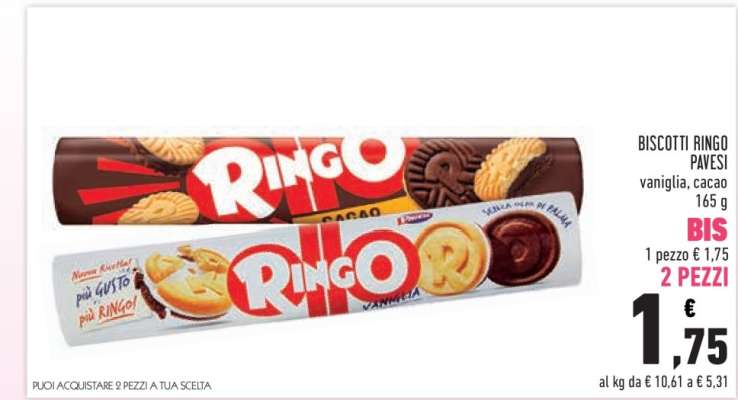 BISCOTTI RINGO PAVESI