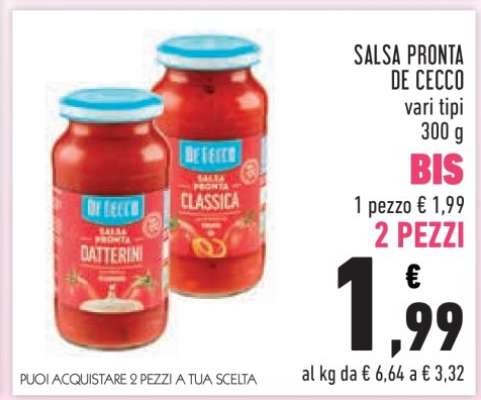 Salsa Pronta De Cecco