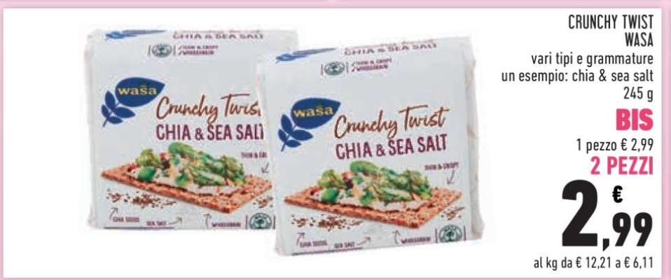CRUNCHY TWIST WASA