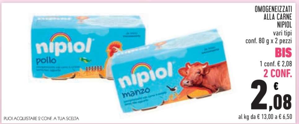 OMOGENEIZZATI ALLA CARNE NIPIOL