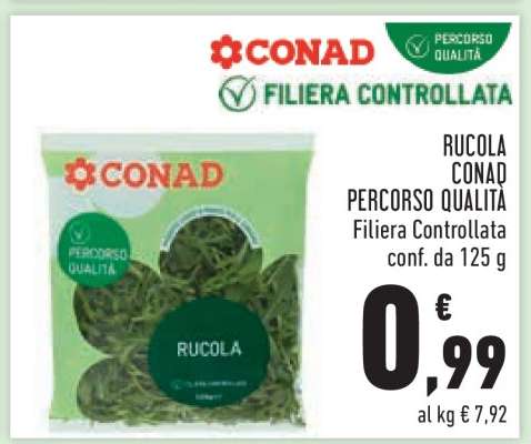 Rucola Conad Percorso Qualità