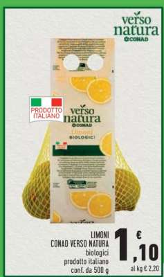 Limoni Conad Verso Natura