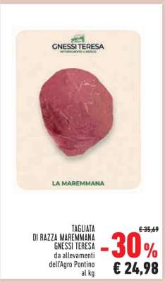TAGLIATA DI RAZZA MAREMMANA GNESI TERESA