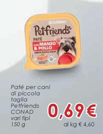 Paté per cani di piccola taglia