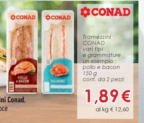 TRAMEZZINI CONAD