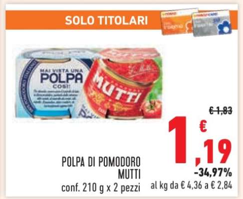POLPA DI POMODORO MUTTI