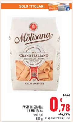 PASTA DI SEMOLA LA MOLISANA