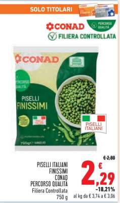 PISELLI ITALIANI FINISSIMI