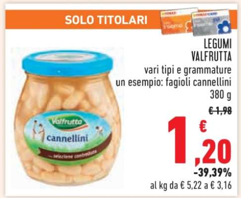 LEGUMI VALFRUTTA