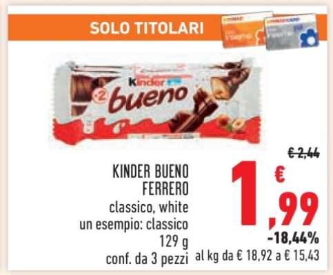KINDER BUENO FERRERO