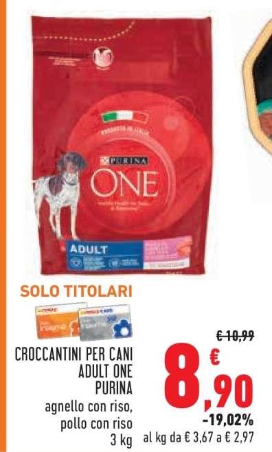CROCCANTINI PER CANI ADULT ONE PURINA
