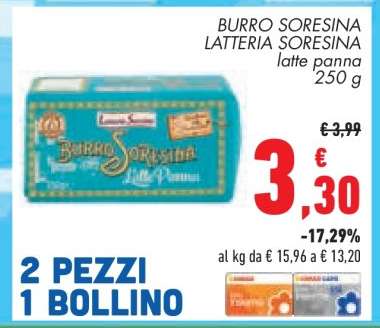 BURRO SORESINA LATTERIA SORESINA