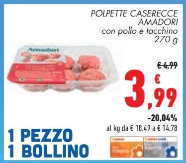 POLPETTE CASERECCE AMADORI