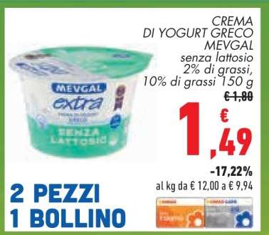 CREMA DI YOGURT GRECO MEVGAL