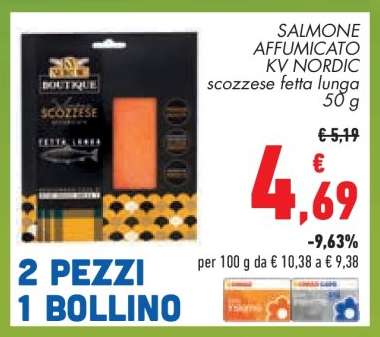 SALMONE AFFUMICATO KV NORDIC