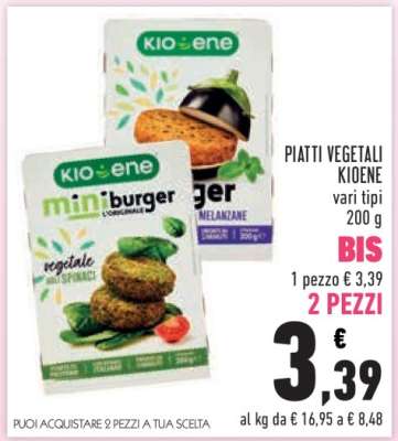 PIATTI VEGETALI KIOENE