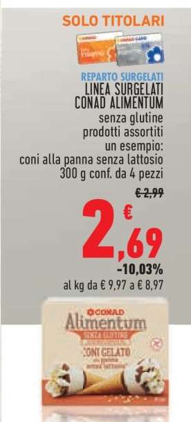 LINEA SURGELATI CONAD ALIMENTUM