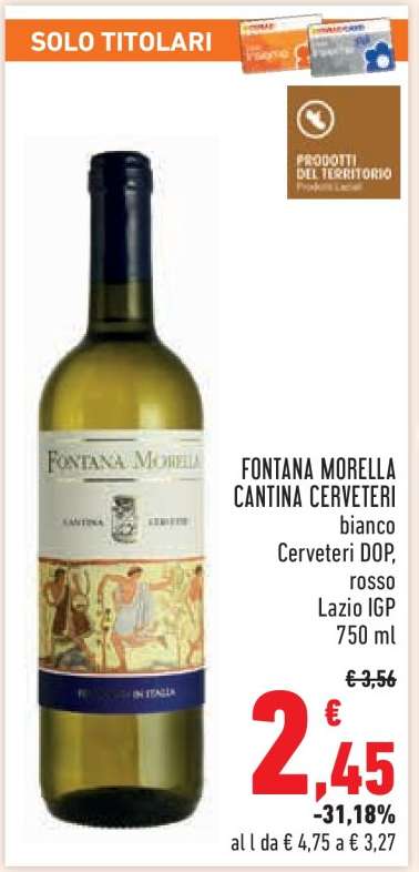 FONTANA MORELLA CANTINA CERVETERI